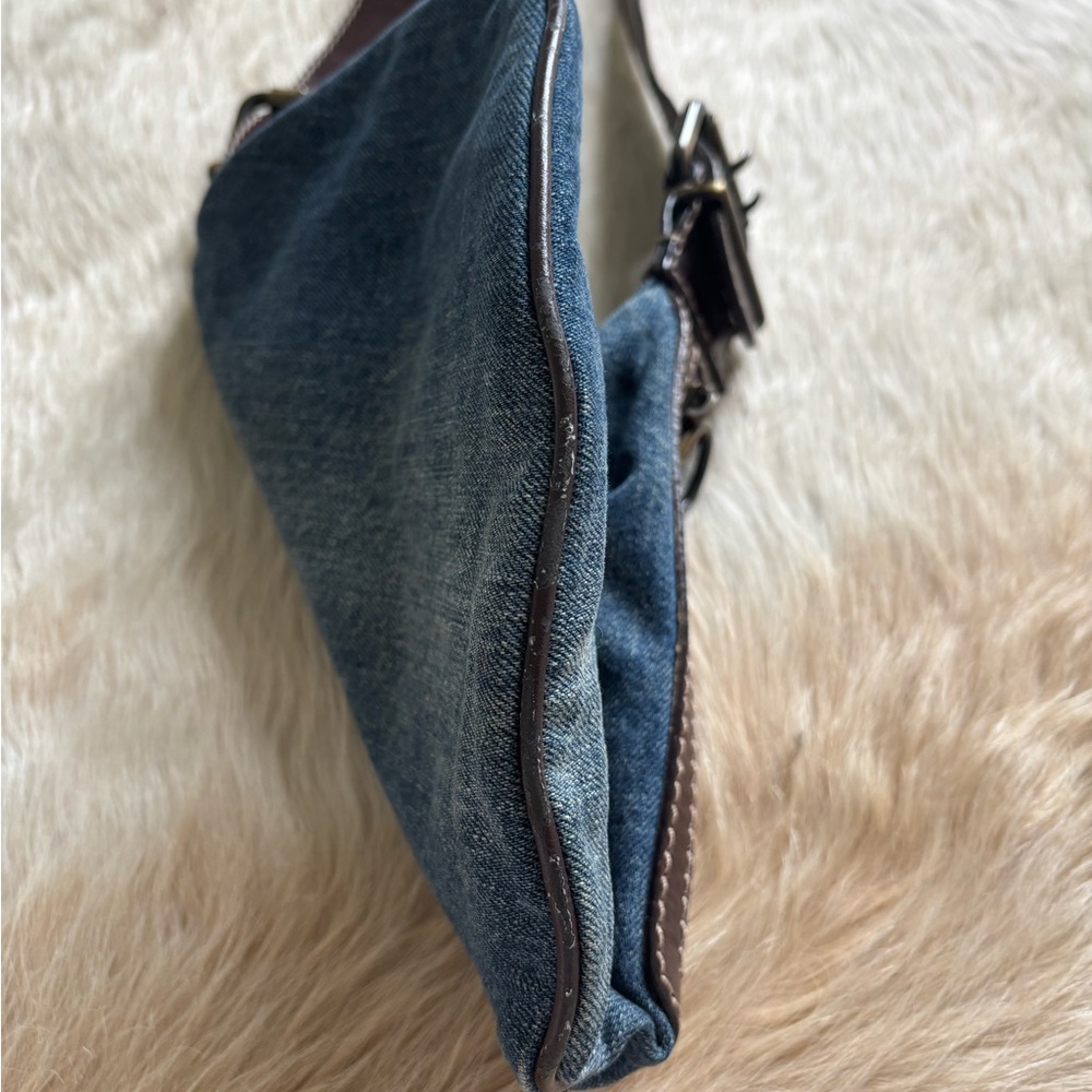 Fendi denim Oyster bag - Picture 9 of 12